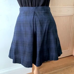 Gap Cotton Plaid Short Skirt, Size L
